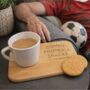 Personalised Football Snacks Tea And Biscuit Board, thumbnail 1 of 5