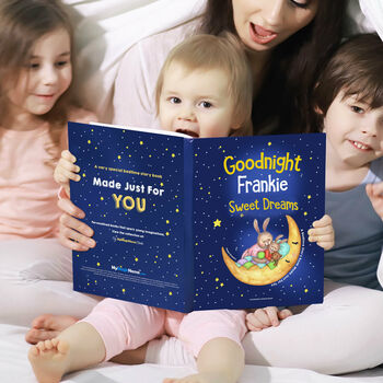 Personalised Goodnight Sweet Dreams Bedtime Story Book, 2 of 12