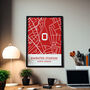 Personalised Map Print Of Any Football Stadium, thumbnail 2 of 9