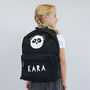 Personalised Panda Children's School Backpack, thumbnail 1 of 6