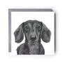 Dachshund Dog Greeting Card, thumbnail 1 of 4