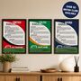 Personalised 18th Birthday Print 'Lifetime Of Support' Gift For Football Fan 50 Clubs Available, thumbnail 1 of 12