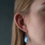 Blue Glass Necklace And Earrings Jewellery Set, thumbnail 8 of 12