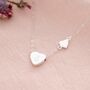 Sterling Silver Lucky Heart Personalised Necklace, thumbnail 2 of 12