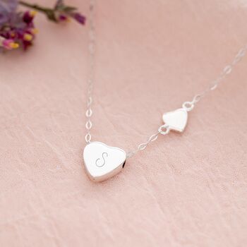 Sterling Silver Lucky Heart Personalised Necklace, 2 of 12