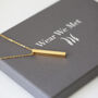 Personalised Bar Necklace, thumbnail 3 of 6