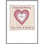 Personalised Heart Wedding Anniversary Card For Wife, thumbnail 9 of 12