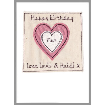 Personalised Heart Wedding Anniversary Card For Wife, 9 of 12