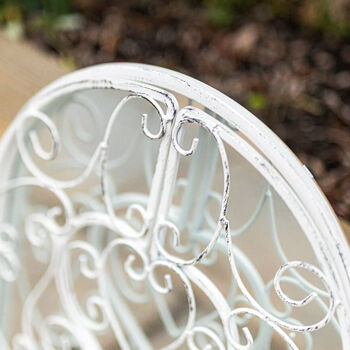 French Window Mirror Large Wall Mounted White Shutter, 7 of 9
