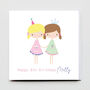 Happy Birthday Bestie Greeting Card, thumbnail 2 of 6