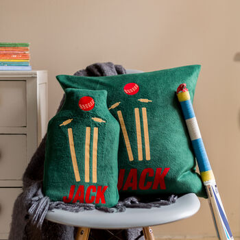 Cricket Personalised Cushion, 4 of 5