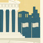Personalised Athens Marathon Print, Unframed, thumbnail 5 of 5