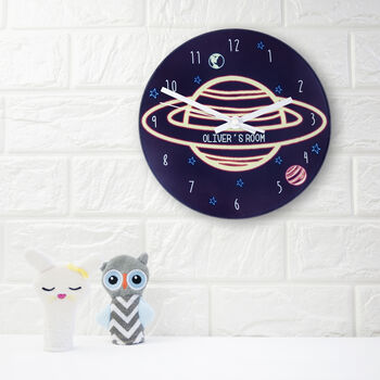 Personalised Out Of This World Space Wall Clock, 5 of 10