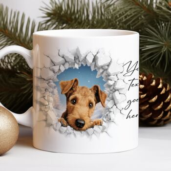 Personalised Christmas Lakeland Terrier Break Through, 8 of 10