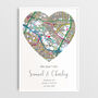 Where We Got Engaged Ordnance Survey Landranger Personalised Map Print Engagement Gift, thumbnail 11 of 12