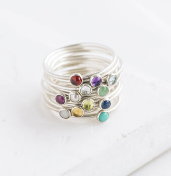 Florence Birthstone Ring, 7 of 11