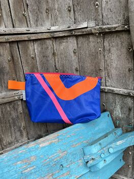 No3 Small Upcycled Versatile Sailcloth Pouch, 8 of 9