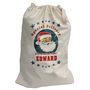 Christmas Sack Personalised With Penguin, thumbnail 3 of 3