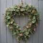 Eucalyptus Heart Wreath For Wall Or Door, thumbnail 1 of 3
