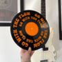 Go With The Flow Upcycled 12' Lp Vinyl Record Decor, thumbnail 6 of 8