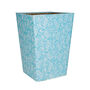 Recycled Pastel Paisley Waste Paper Bin, thumbnail 3 of 5