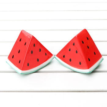Watermelon Salt And Pepper Shakers, 2 of 4
