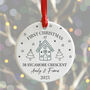Personalised First Christmas In Our New Home Ornament, thumbnail 1 of 2