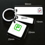 Driving Test Keyring, Personalised Silver First Car Keychain, Milestone Driver Gift, thumbnail 3 of 5