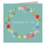 Floral Thinking Of You Card, thumbnail 2 of 5