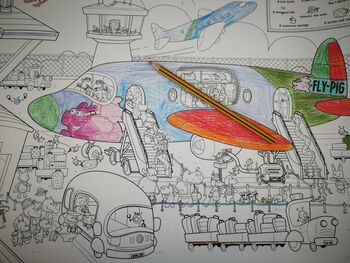 Airport Colouring Poster, 2 of 6