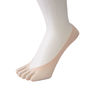 Legwear Plain Nylon Toe Foot Cover Toe Socks, thumbnail 2 of 8