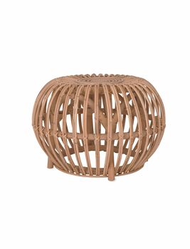 Rounded Rattan Stool, 2 of 2