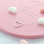 Love Heart Zircon Necklace, thumbnail 1 of 2