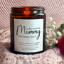 Mother's Day Gift Personalised Candle Amazing Mummy, thumbnail 1 of 3