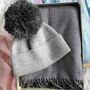 Winter Cashmere Scarf And Hat Women's Gift Set, thumbnail 1 of 9