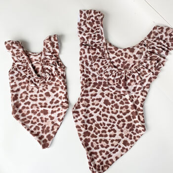 Matching Family Ladies Leopard Swimsuit, 3 of 8