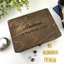 Carved Personalised Wooden Anniversary Box, thumbnail 5 of 11