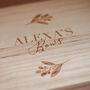 Personalised Wooden Keepsake Storage Box, thumbnail 5 of 6