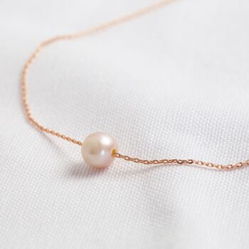 Freshwater Pearl Bead Necklace, 5 of 7