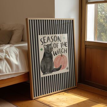 Season Of The Witch Halloween Print, 3 of 3