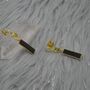Black Onyx, Peridot, Blue Topaz Earrings, thumbnail 9 of 11