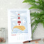 2025 Coastal Illustrated Desk Calendar, thumbnail 3 of 5