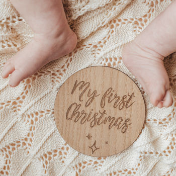 'My First Christmas' Milestone Card, 2 of 2