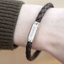 Personalised Luxury Men's Leather Bracelet, thumbnail 8 of 12