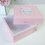 Personalised Baby Keepsake And Photo Box In Blue, thumbnail 9 of 11
