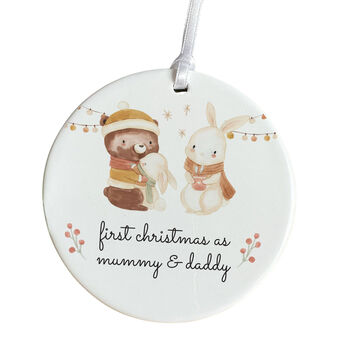 New Family Ornament First Christmas As Mummy And Daddy, 3 of 7