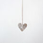 Woven Together Heart Valentine Necklace Pendant, thumbnail 1 of 2