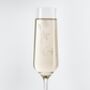 Personalised Birth Flower Prosecco Glass, thumbnail 3 of 7