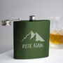 'Piste Again' Engraved Hip Flask, thumbnail 5 of 10