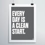 Clean Start Print, thumbnail 1 of 4